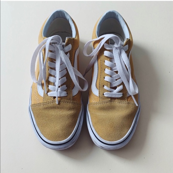 yellow vans old skool womens